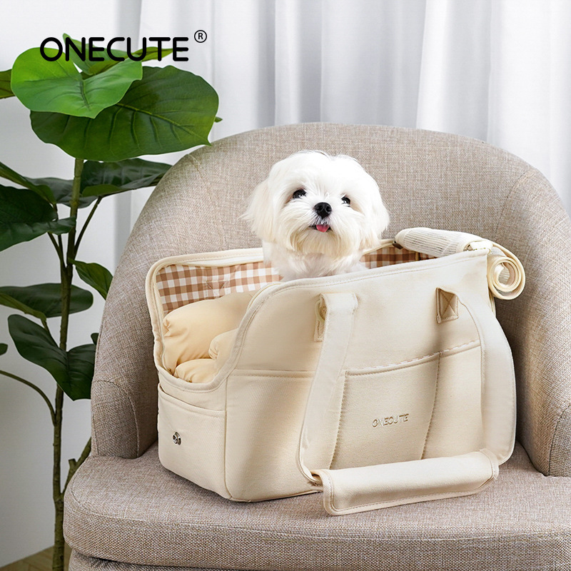 韓国の犬用バッグ、小型犬用バッグ、ペット用猫用バッグ、ポータブルショルダードッグバッグ