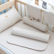 【2022夏新作】韓国風子供用 昼寝 夏寝具　クール寝具　 竹繊維のマット 竹繊維のピローパッド 保冷シート