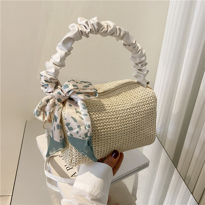 【バッグ】少女・ハンドバッグ・ショルダーバッグ・草編みバッグ・大容量バッグ
