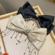 ヘアアクセサリー ヘアピン 髪飾り リボン 真珠 ラインストーン ファッション