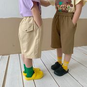 韓国子供服 夏のショートパンツ 女の子 男の子 綿 カジュアル 快適で通気性
