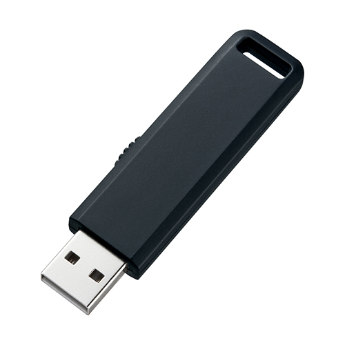 サンワサプライ　USB2.0メモリ　UFD-SL8GBKN