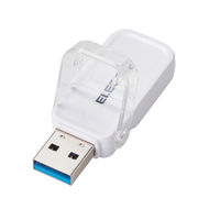 エレコム USBメモリー/USB3.1(Gen1)対応/フリップキャップ式/32GB/ホワ