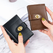 財布　カードケース　ビンテージ　無地　INS　デザイン　レディースファッション