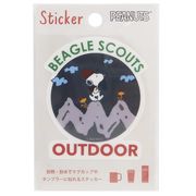 【ステッカー】スヌーピー 耐熱耐水ステッカー Beagle scouts