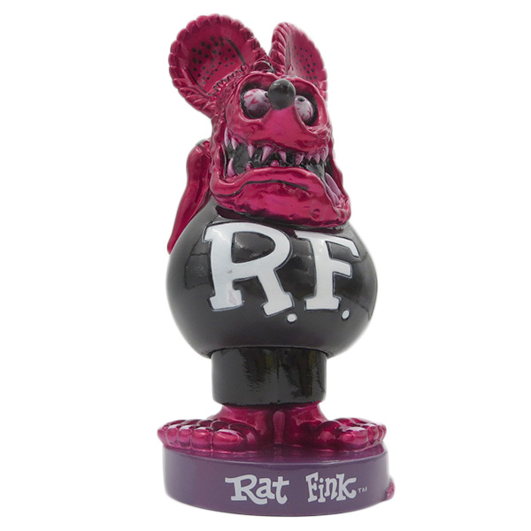 ラットフィンク ボビングヘッド メタリックRED 【RAT FINK