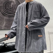 ユニセックス　メンズ シャツ　長袖　カジュアル　大きいサイズ　ストリート系　NI01
