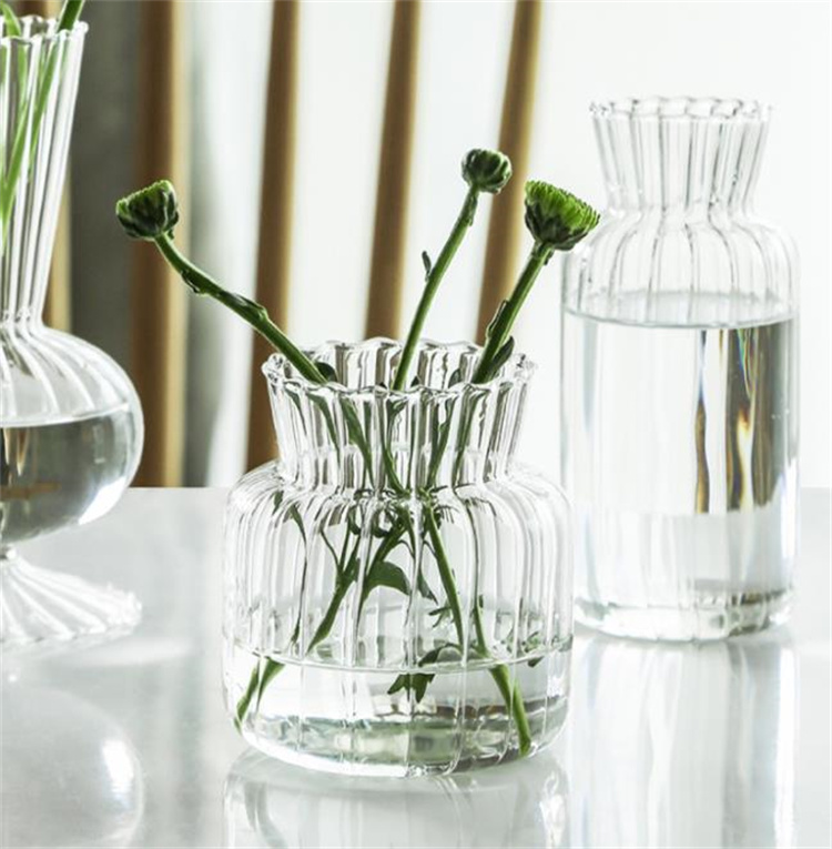 大幅値下 水耕栽培 花瓶 家庭用 ガラス フラワーアレンジメント クリア アクセサリー リビングルーム