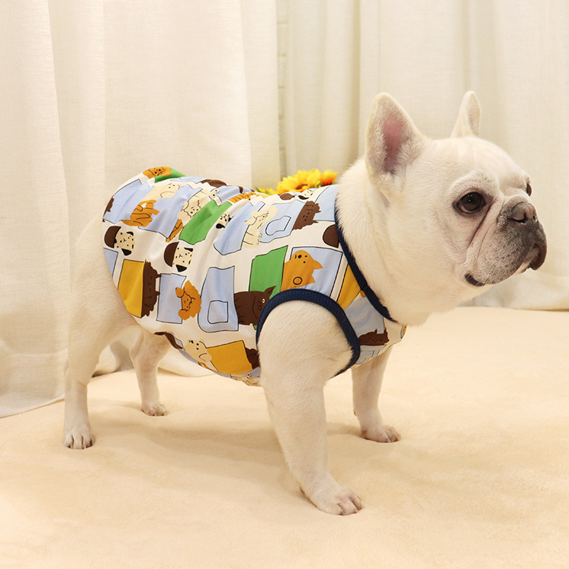 【春夏新作】ペット服　小型犬服  犬服    超可愛い  ペット用品  闘牛犬用  犬用   ネコ雑貨