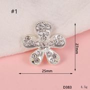 新入荷デコパーツ★ ヘアアクセサリーDIY スマホケース デコ素材 装飾品 バッグ 貼り付け 手芸用