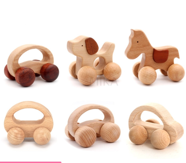 2022新作 おもちゃ   木のおもちゃ 赤ちゃん 知育玩具  木製ラトル  ベビー用品  贈り物  7色