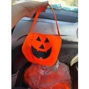 ハロウィーン★不織布かぼちゃ袋★道具★手提げバッグ★立体カボチャの袋