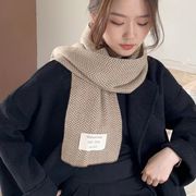 2022秋冬新作    韓国ファッション  女史は   簡単な   スカーフ   保温   マフラー  人の字の紋