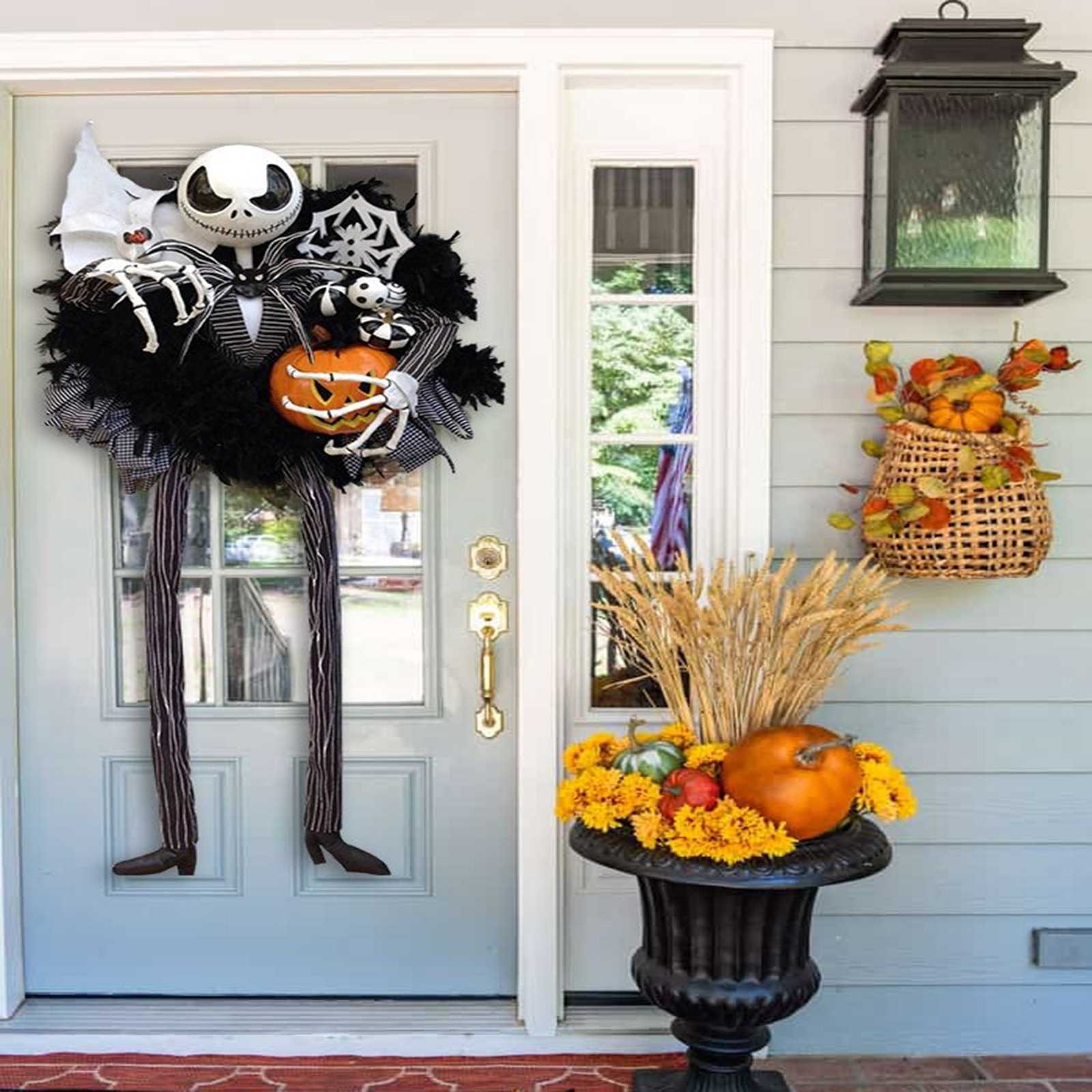 ハロウィン 飾り ハロウィンリース  壁掛け 玄関 ドア飾り 庭園飾り 仮装パーティー