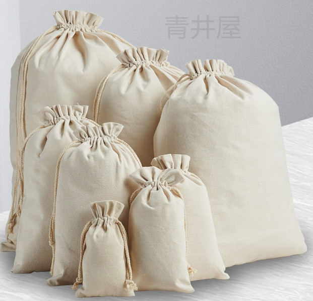 INS 人気新作  棉布巾着袋  縄を引いて使い  プレゼント　収納袋  包装袋
