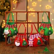 クリスマス用品 クリスマスバッグ プレゼントバッグ ギフトバッグ トナカイ サンタ 雪だるま