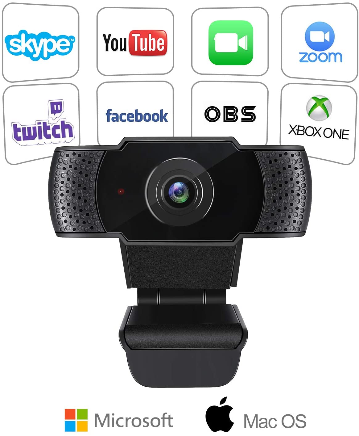 webカメラ ウェブカメラ USBカメラフルHD1080P/30fps Webカメラ パソコンカメラ PCカメラ