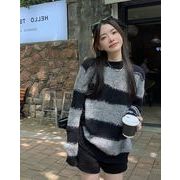 韓国風 秋冬人気  レディース  ニット セーター  キッズ服 厚手  長袖  女の子 トップス2色