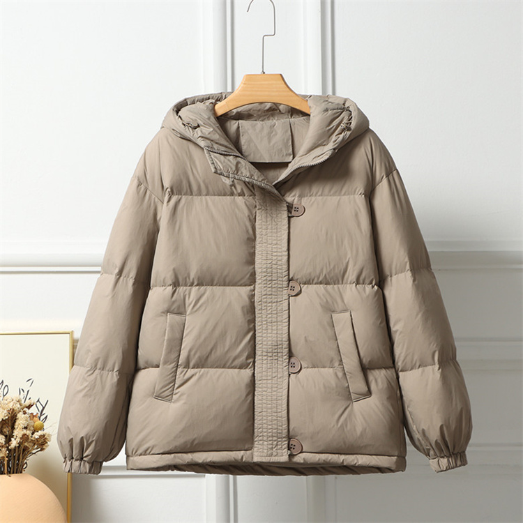 10月限定  ダウンジャケット 短いスタイル  ゆったりする フード付き 暖かい 厚手 ジャケット コート