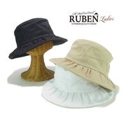 Rubenギャザーブリムバケットハット　ヤング帽子