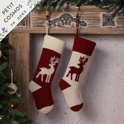 トナカイソックス クリスマス ギフトソックス 靴下 プレゼント入れ  飾り ビッグサイズ ギフト