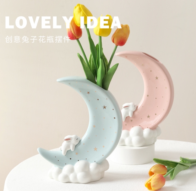 INS 人気    陶磁器   インテリア 陶器花瓶 花器 家具 フラワーアレンジメント 装飾 撮影道具 4色
