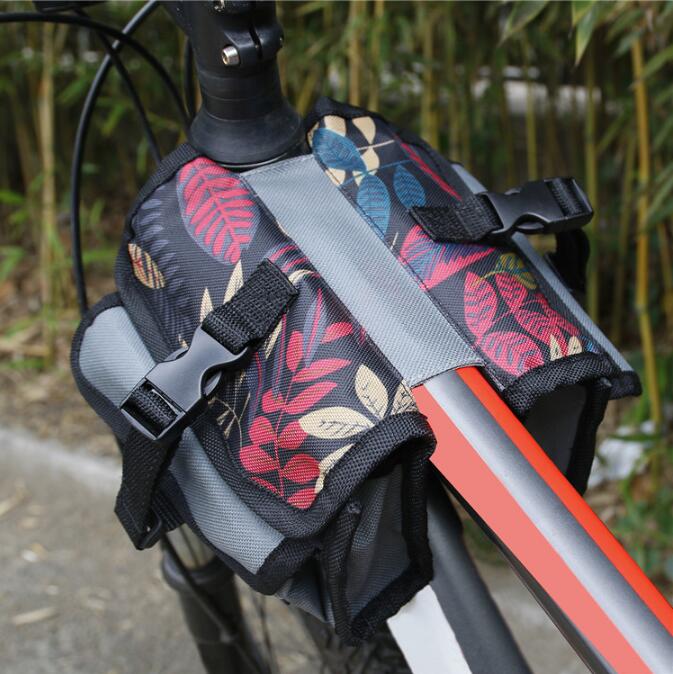 フレームバッグ 自転車鞄 サイクリングバッグ アウトドア サイクリング 小物収納 工具入れ 小さめ
