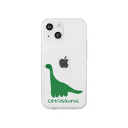 AKAN ソフトクリアケース for iPhone 14 ケティオサウルス 背面カバー型