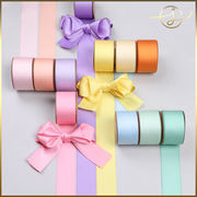 10/16/25/38ｍｍ リボンテープ 幅広 サテンリボン ラベル 布小物 服飾 花束 ラッピング