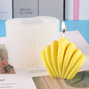 人気 石鹸ローソク アロマキャンドル 素材 蝋燭 モールド 手作りゴム型 UVレジン アロマ 装飾 貝殻シェル