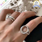 個性 リング 指輪 S925コーティング 調節可能 レトロ 韓国風 ファッション 設計感
