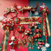 クリスマスの飾り、ヘアアクセサリー、ヘアピン、ロリータ、ロリータヘアアクセサリー、可愛い、手作り
