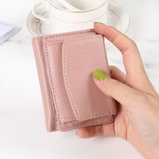 超 新作 ミニ財布 韓国ファッション 三つ折り財布 レディース コンパクト な 財布 小銭入れ