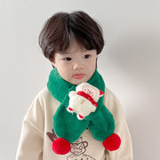 クリスマスマフラー☆モモ毛☆スカーフ☆ 暖かい☆ファッション☆子供用マフラー☆秋冬 防寒☆