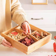 2022新作  新年 木 正月飾り  ドライフルーツ皿   新年を祝う  キャンディーの箱  瓜の種の箱
