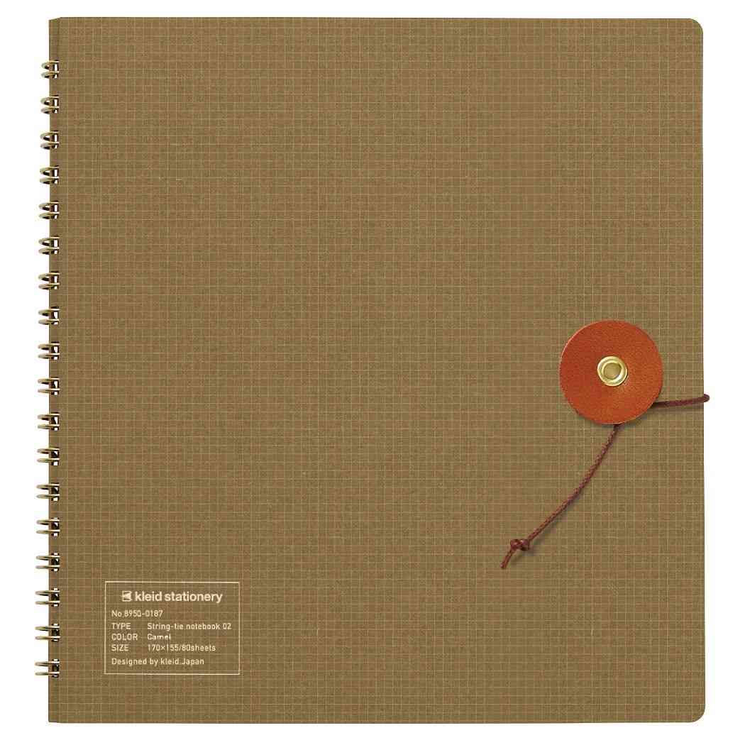 kleid String-tie notebook 02 Camel