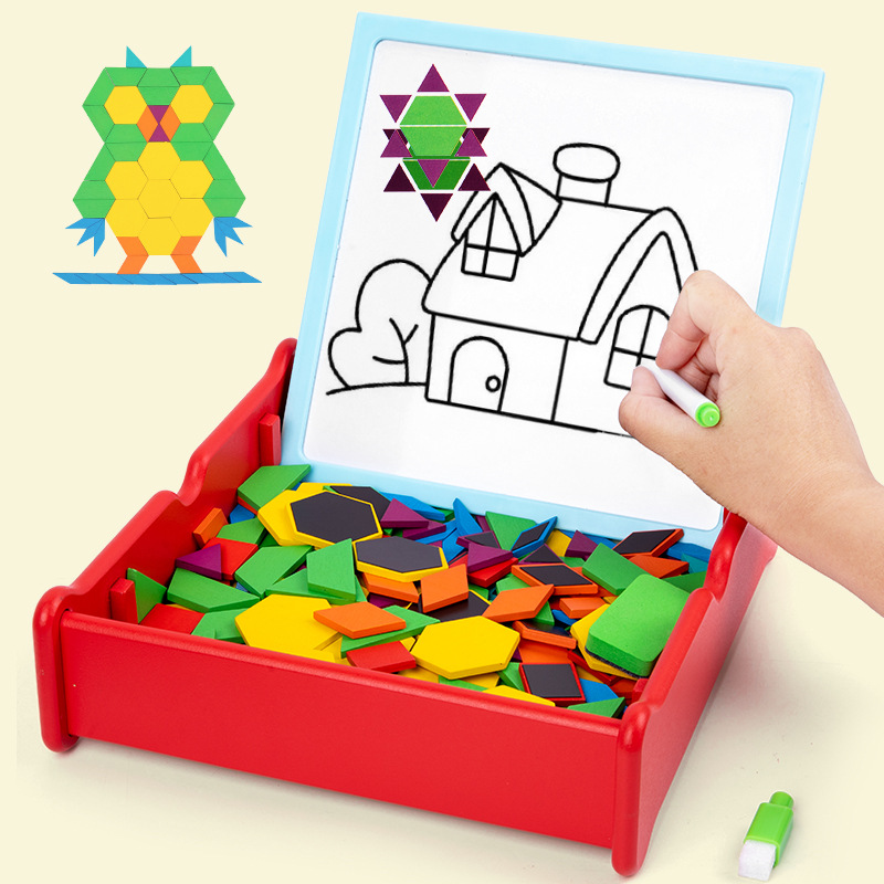 2023新作  INS  おもちゃ 子供用品 木製 積み木  置物を飾る 遊び用 パズル  知育玩具 撮影道具