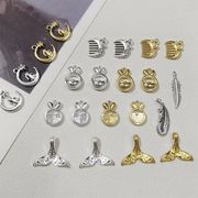 チャーム ヘアアクセサリーパーツ デコパーツ DIY素材 手作りアクセサリーパーツ  手芸材料