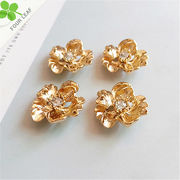 フラワー アクセサリーパーツ スマホケース美容 デコパーツ ハンドメイド 可愛い