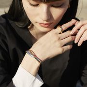 【Nothing And Others/ナッシングアンドアザーズ】Nuance line cross Bangle