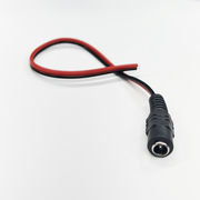 DCプラグ付きケーブル 外径5.5mm 内径2.1mm DCジャック コネクタ コード リード線 自作 DIY 工作