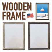 【ヴィンテージ】【魔法のフレーム】Vintage Wood Frame ウッドフレーム 木枠 ポスター フレーム