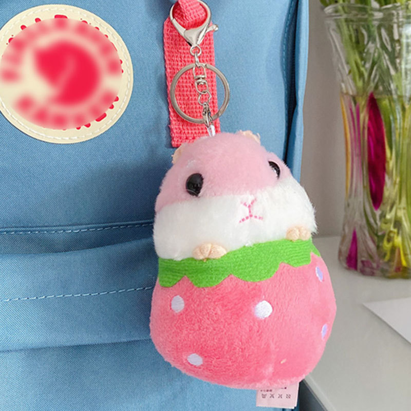 【箱で発送】ルー　ぬいぐるみ　キーホルダー　2点セット　フルーツラテカラー sk230210-31_1.jpg