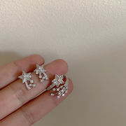 スターピアス　指輪　アクセサリー　星　キラキラ　シルバー925ポスト　INS　デザイン
