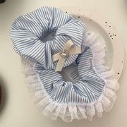 レースシュシュ　ヘアアクセサリー　韓国ファッション　デザイン