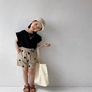 2023春夏新品★子供服　ボトムス　ショートパンツ　90-150cm★2色
