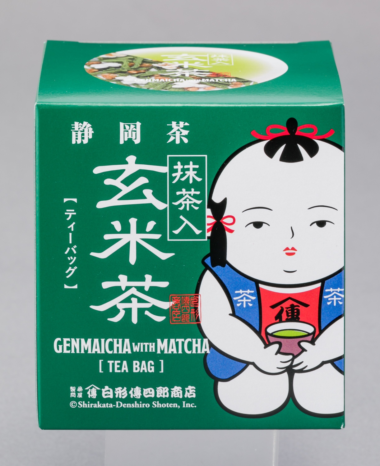 【静岡茶・伝統の味】抹茶入玄米茶ティーバック　１６P
