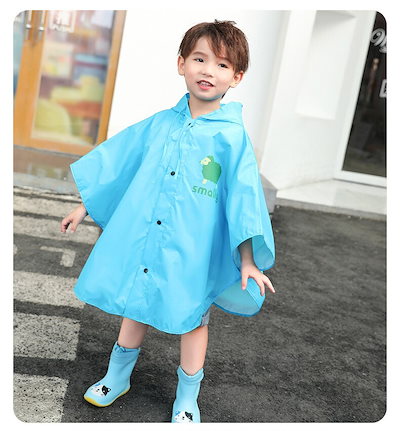 子供用ケープレイン製品レインコートかわいいフード付きレインコート防水防雨