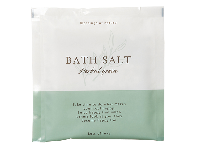入浴剤　バスソルト(エコサート認証のバオバブオイルを配合)ハーバルグリーンの香り/日本製　sangobath