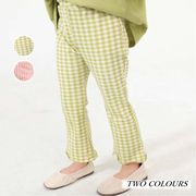 【2023春新作】韓国風子供服 ベビー服 キッズ 女の子 ロングパンツ チェック柄パンツ